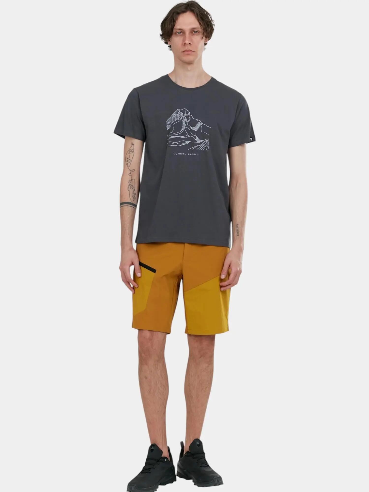Férfi rövid ujjú póló Mountain Graphic-T 3/7