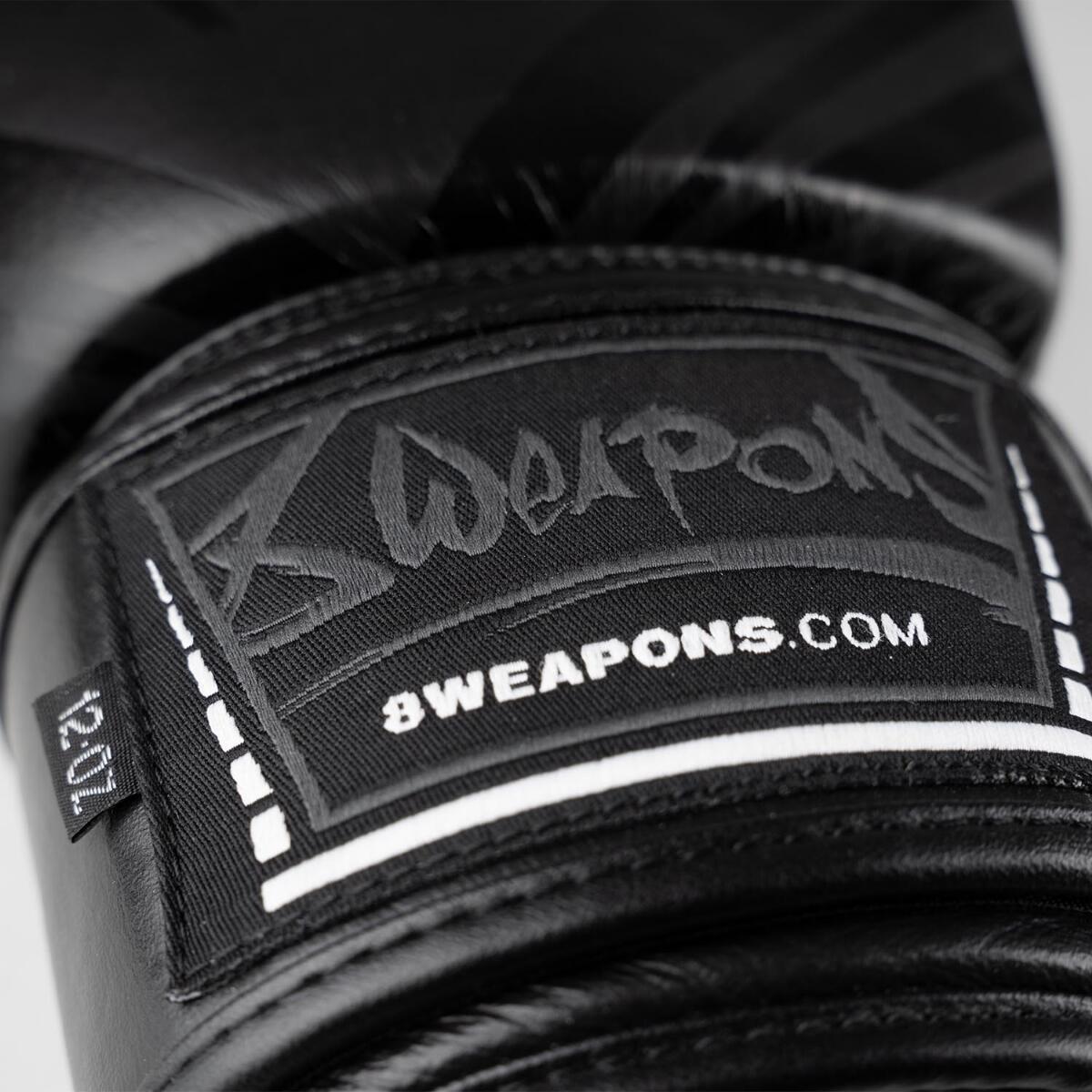 Gants de boxe 8 Weapons Unlimited 2.0 Noir Mat 16oz 4/5