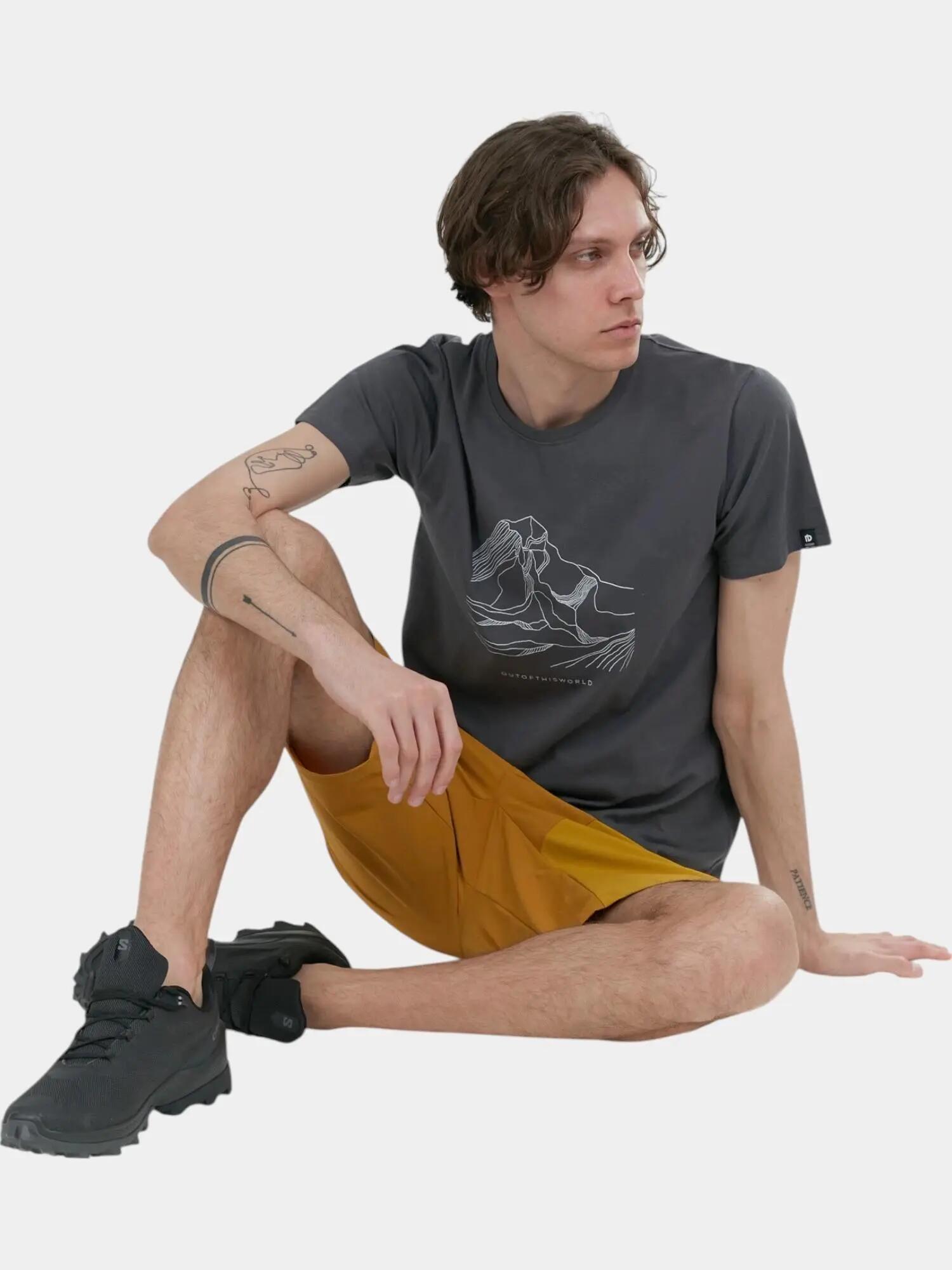 Férfi rövid ujjú póló Mountain Graphic-T 4/7