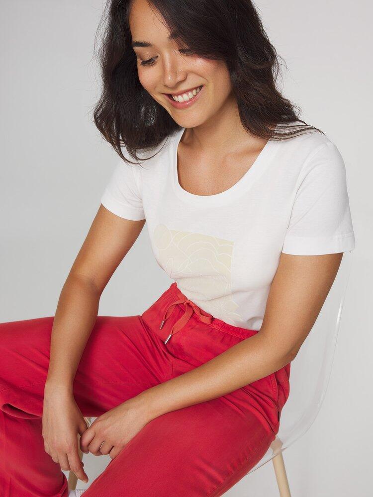 Pantalon 7/8 Femme - MYRNOPAN Rose/rouge 3/5