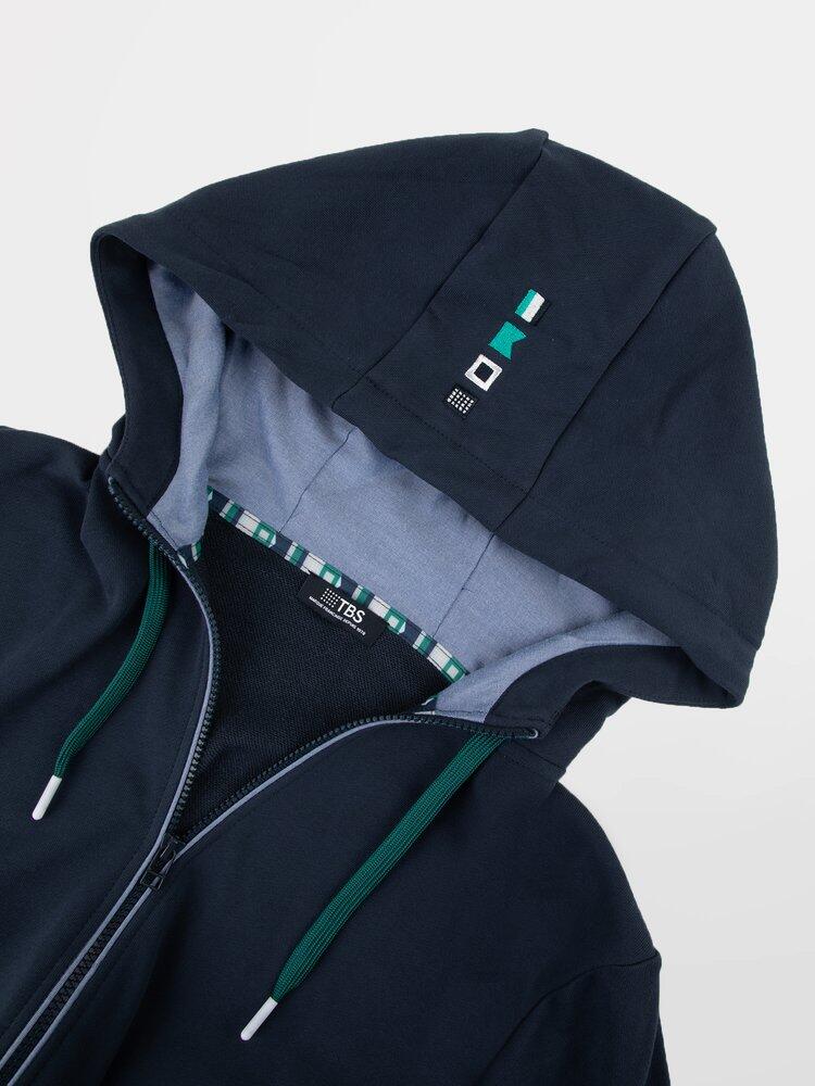 Sweat zippé Homme - GIANIZIP Bleu Marine 4/6