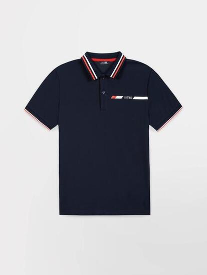 1973 SELIMPOL Polo manches courtes homme Navy - coupe ajustée