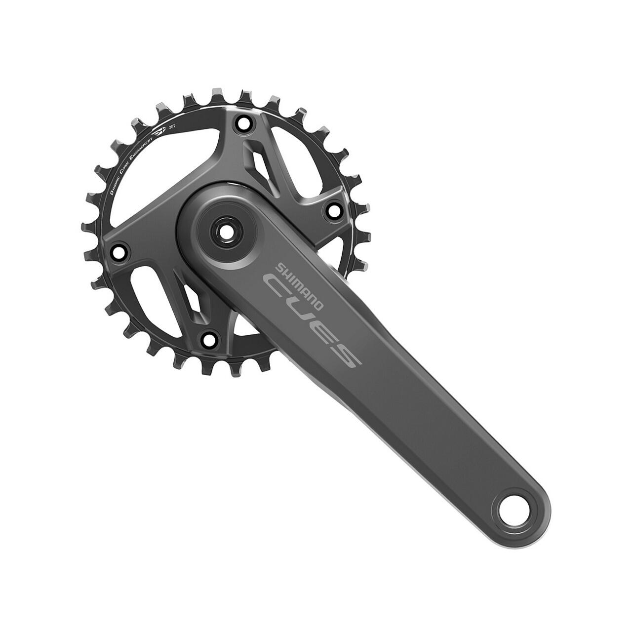 Shimano Cues FC-U6000-1 Pedaleira 30T 9/10/11S Preto 2/2