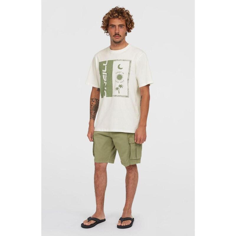 Pantaloni scurti cu buzunare laterale Essentials Cargo Shorts - verde barbati