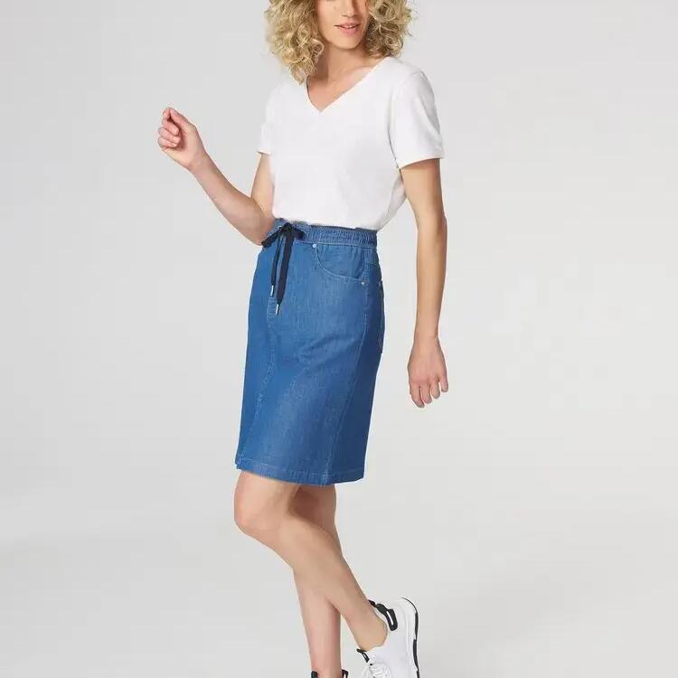 Women's Blue Denim Skirt TBS MANDYNEW