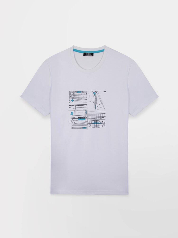 T-shirt manches courtes Homme - STANYTEE Blanc 3/5