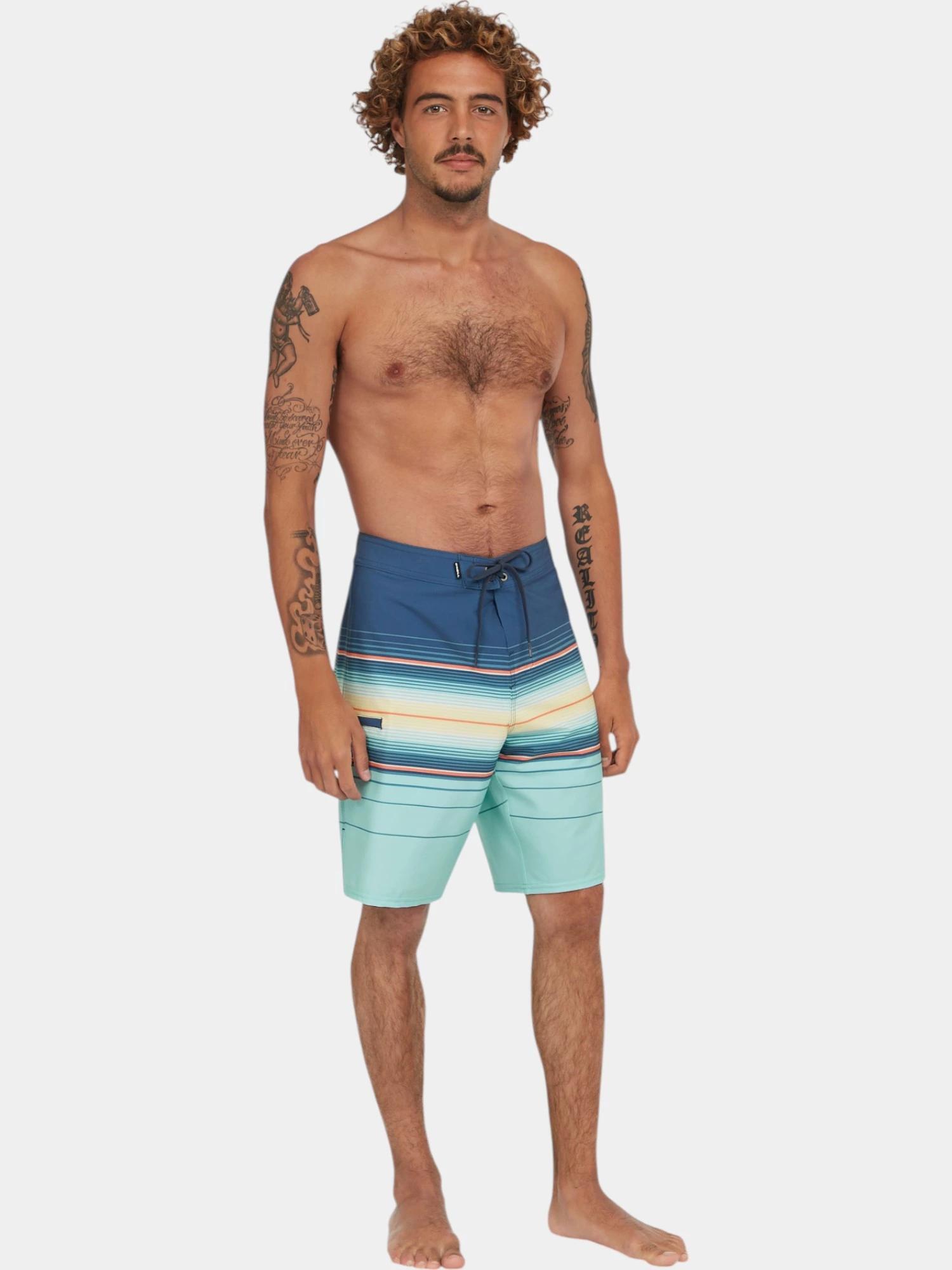 Boardshorts Herren Hyperfreak Heat Stripe 21" 4/7