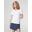 Tricou cu guler Irrispol - alb femei