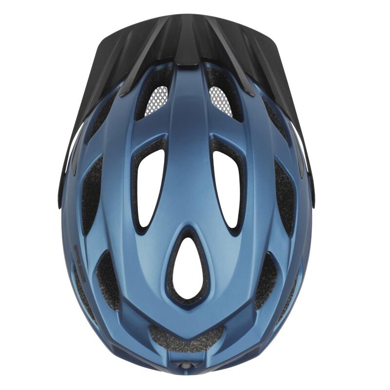 Casco da bici Cliff Petrol Blue – Tecnologia in-mold – Blu 4/5
