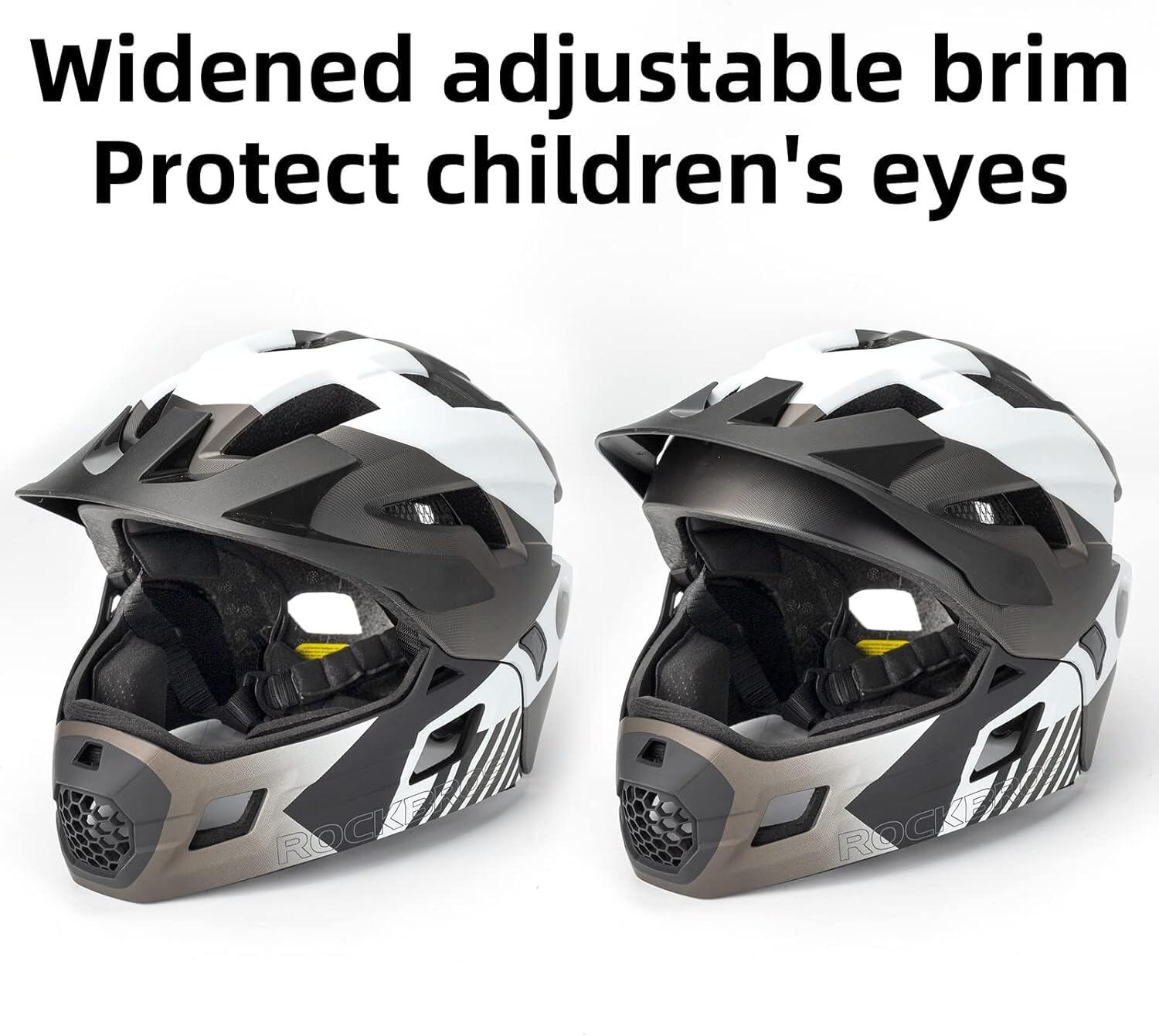 ROCKBROS Kids BMX-helm, integraalhelm voor mountainbikes, maat S/M (48-58 cm) 4/6