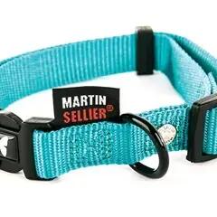Adjustable Martin Collar in Turquoise Nylon