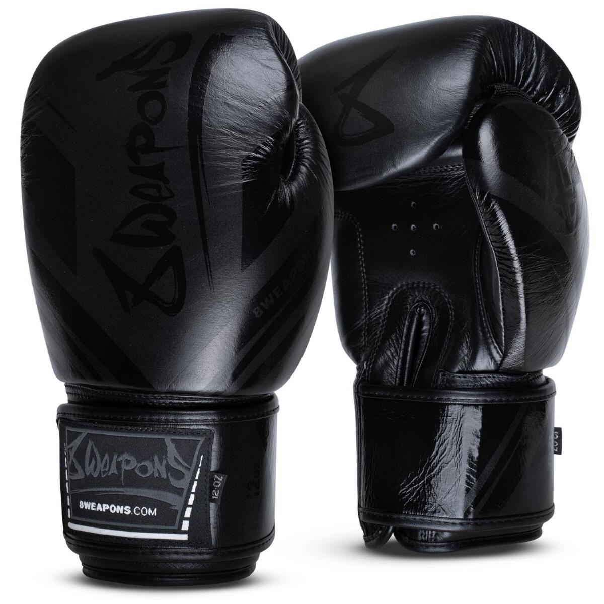 Guantoni Boxe 8 Weapons Unlimited 2.0 Nero Opaco 10oz 1/5