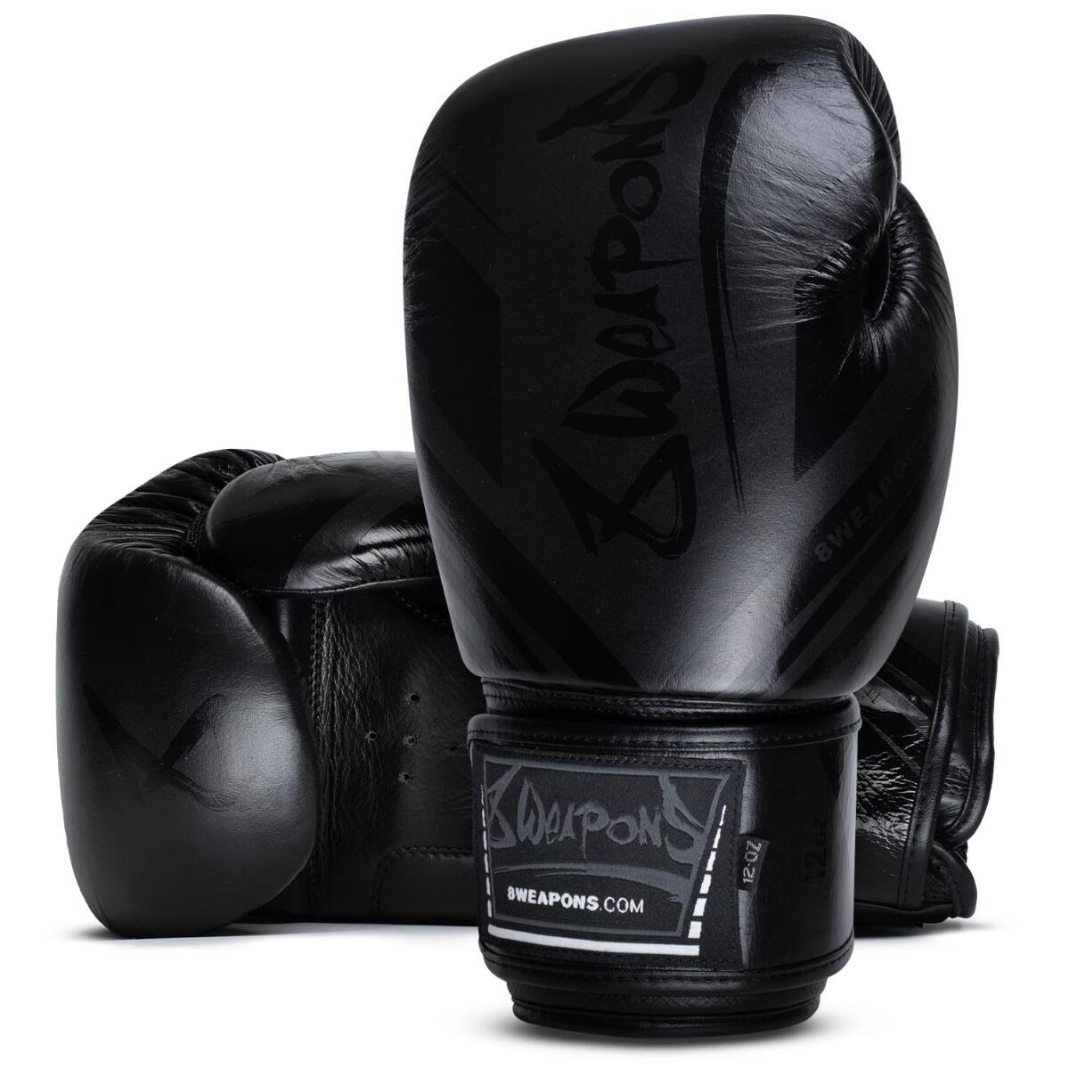 Guantoni Boxe 8 Weapons Unlimited 2.0 Nero Opaco 10oz 2/5