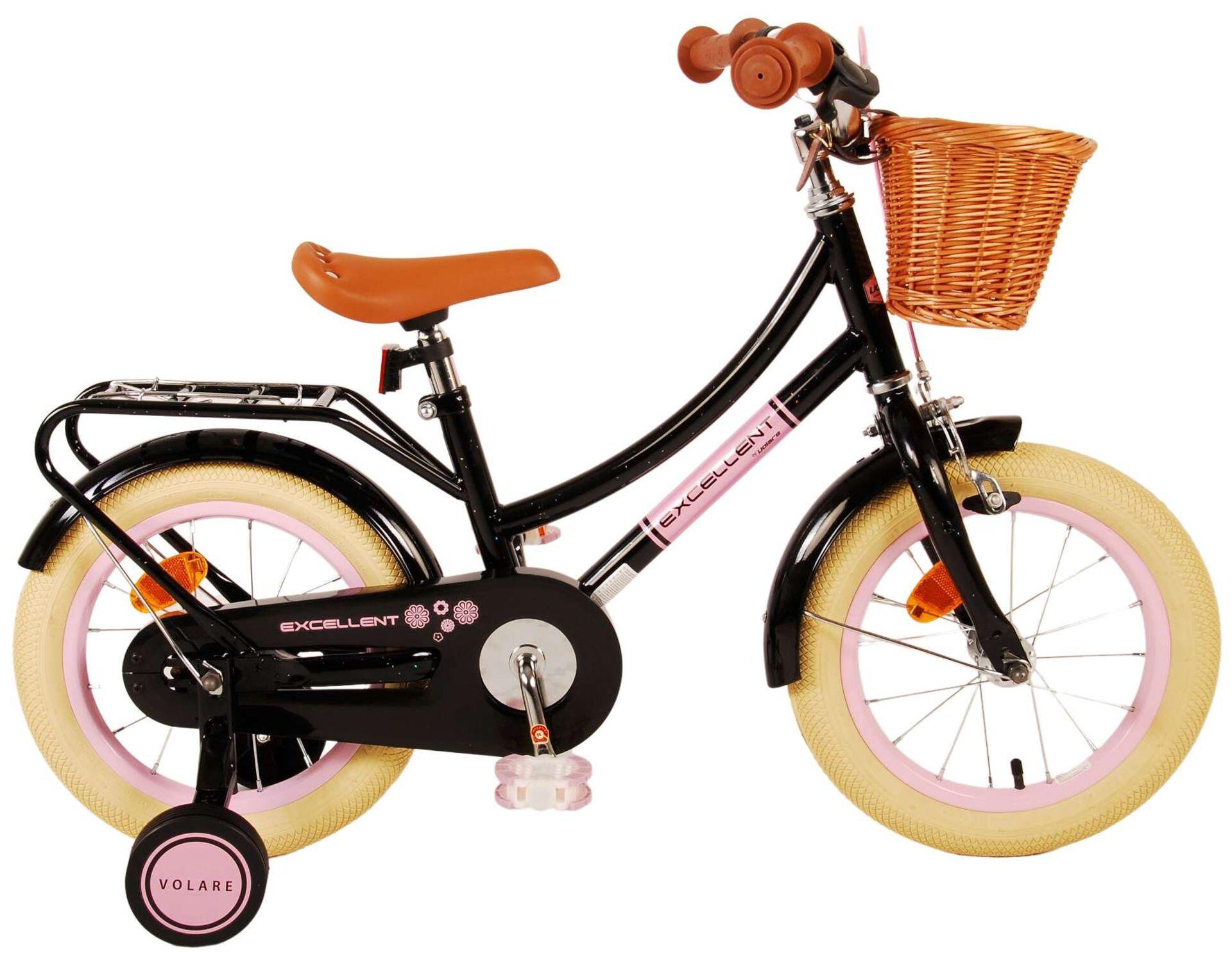 VOLARE BICYCLES VOLARE BICYCLES Kinderfahrrad  Excellent, 14  Zoll, schwarz