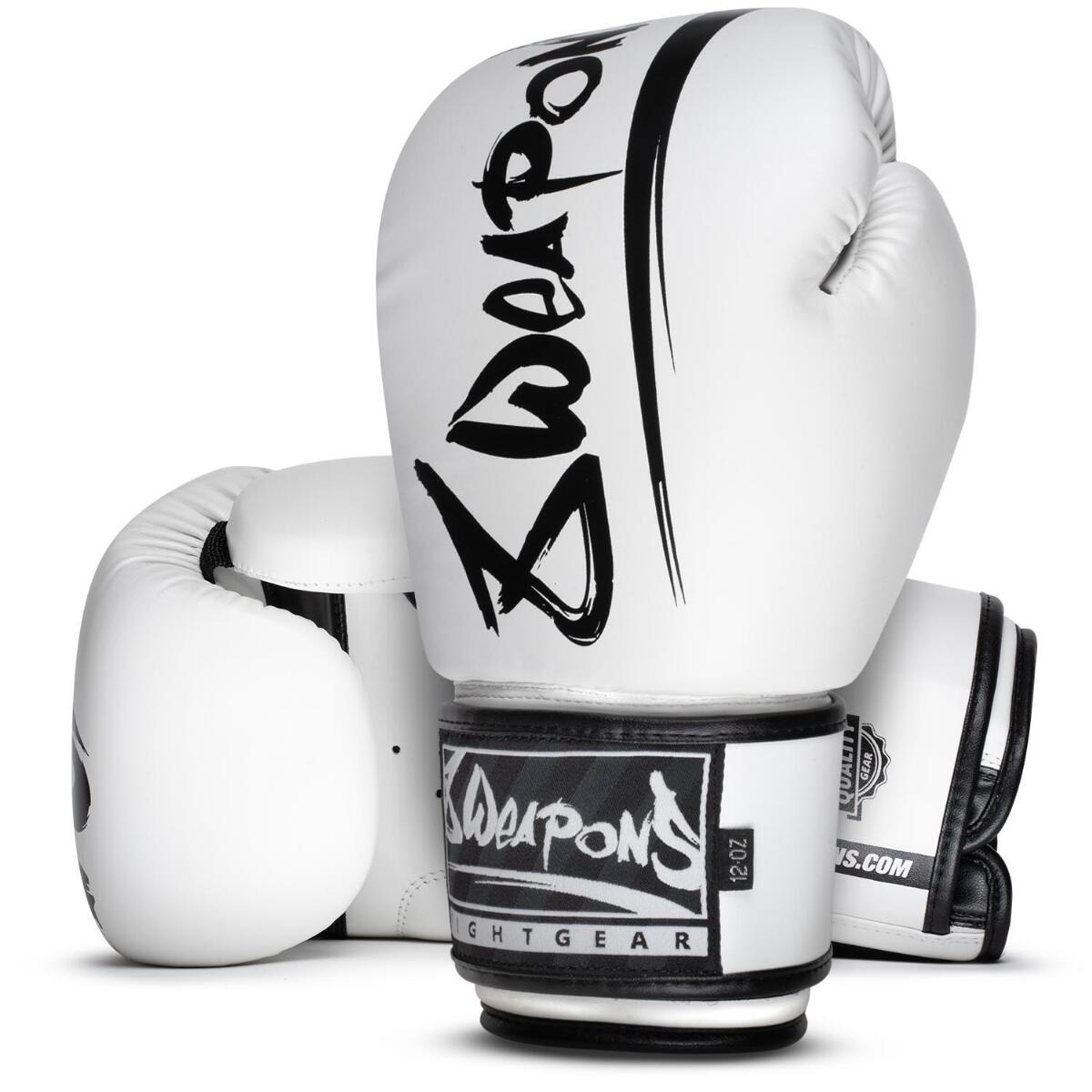 Boxhandschuhe 8 Weapons Unlimited 2.0 Weiss 10oz 5/5