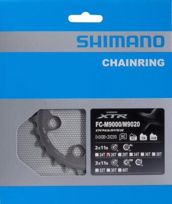 Tafelblad voor fc-m9020-2/fc-m9000-2/fc-m9020-b2 (voor 36-26t) shimano xtr