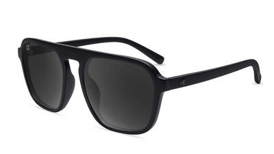 Zonnebril volwassenen - polariserend categorie 3 - black on black pacific