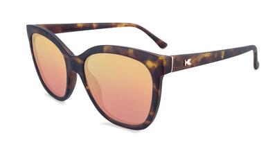 Zonnebril volwassenen - polariserend categorie 3 - matte tortoise shell / rose