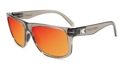Zonnebril volwassenen - polariserend categorie 3 - clear grey / red sunset