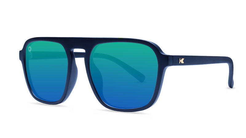 Zonnebril volwassenen - polariserend categorie 3 - Rubberized Navy Rider Pacific 3/5
