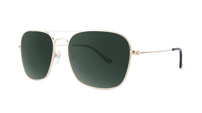 Lunettes de soleil adultes - Catégorie 3 Polarisée - Gold / Aviator Green Mount 3/5