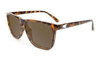 Zonnebril volwassenen - polariserend categorie 3 - glossy tortoise shell / amber