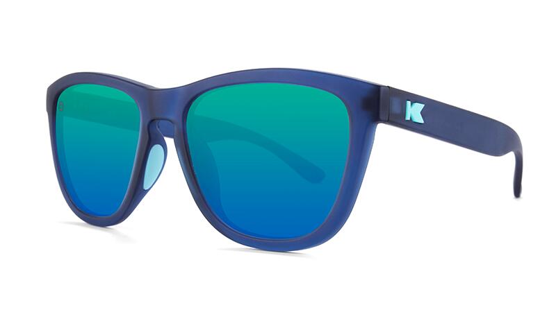 Lunettes de soleil adultes - Catégorie 3 Polarisée - Rubberized Navy / Mint 3/6