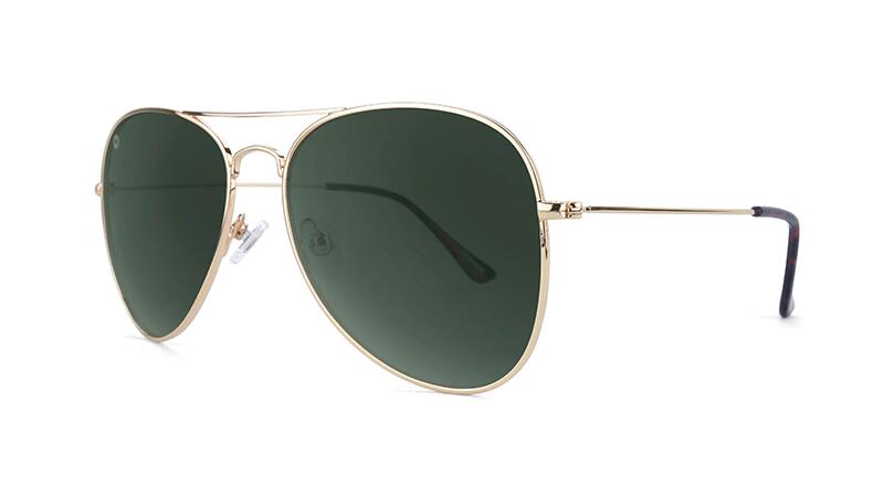 Lunettes de soleil adultes - Catégorie 3 Polarisée - Gold / Aviator Green Mile 3/5