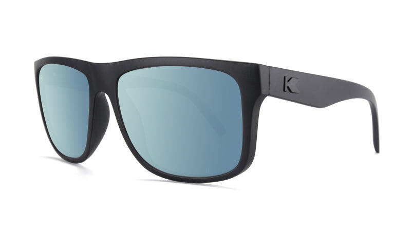 Lunettes de soleil adultes - Catégorie 3 Polarisée - Matte Black on Black / Sky 3/5