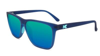 Occhiali sole Adulto - Categoria 3 Polarizzati - Rubberized Navy / Mint Fast
