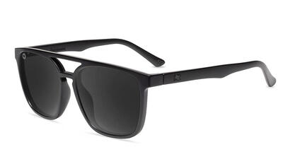 Zonnebril volwassenen - polariserend categorie 3 - black on black brightsides