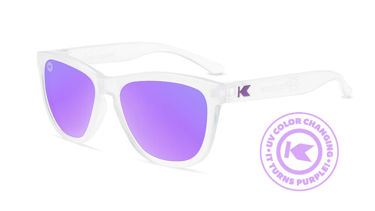 KNOCKAROUND Occhiali da sole per bambini - Categoria 3 Polarizzati - Grape Jellyfish