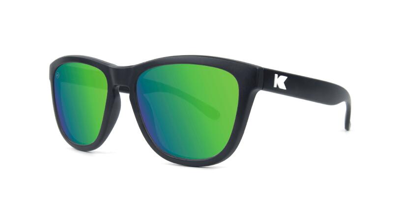Zonnebril voor kinderen - Categorie 3 polariserend - Black / Green Moonshine 3/4