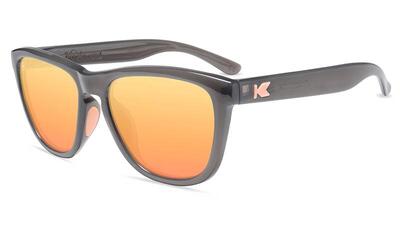 Zonnebril volwassenen - polariserend categorie 3 - jelly grey / peach premiums