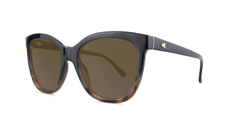 Occhiali sole Adulto - Categoria 3 Polarizzati - Glossy Black & Blonde Tortoise 3/4