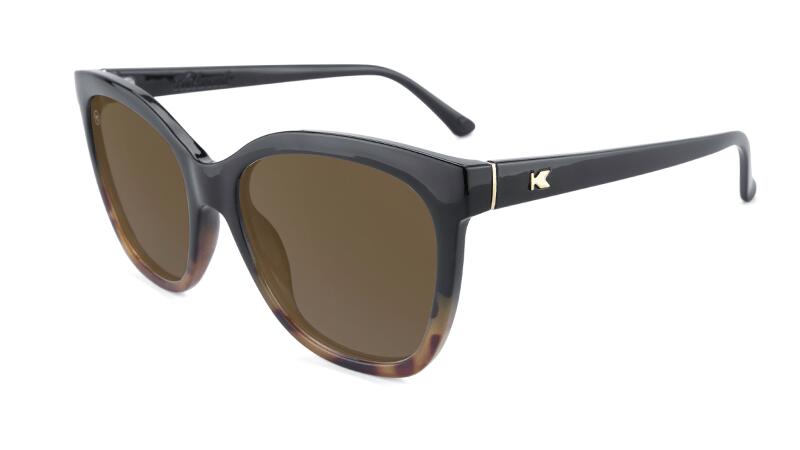 Occhiali sole Adulto - Categoria 3 Polarizzati - Glossy Black & Blonde Tortoise 1/4