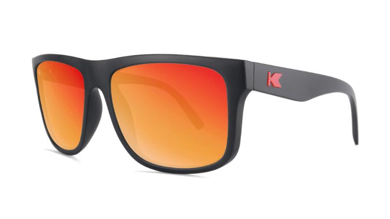 Lunettes de soleil adultes - Catégorie 3 Polarisée - Matte Black / Red Sunset 3/5