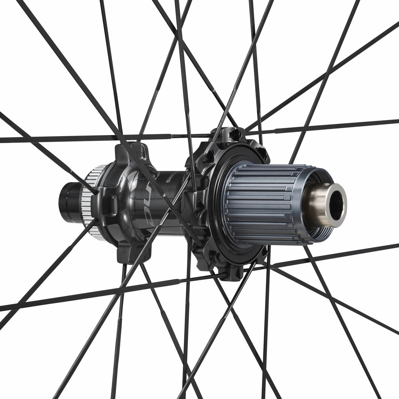 Roue de vélo 12V frein à disque verrouillage central Shimano Dura-Ace WH-R9270 2/3