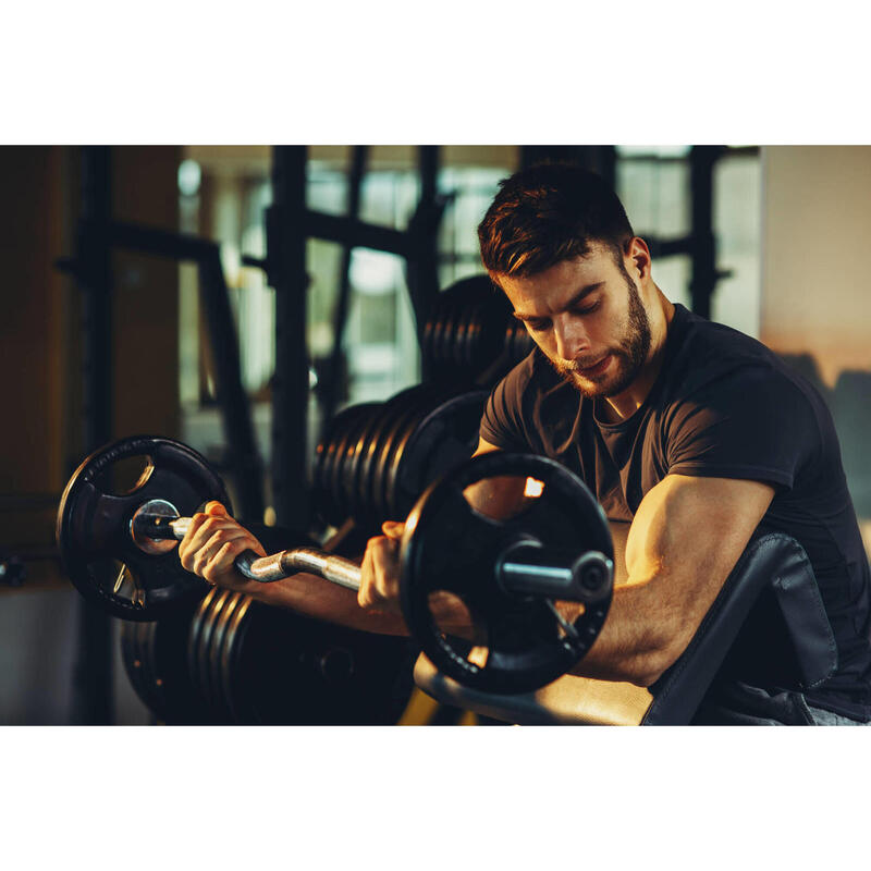 Zestaw obciążeń olimpijskich z gryfami 135 kg hantle sztanga UNDERFIT