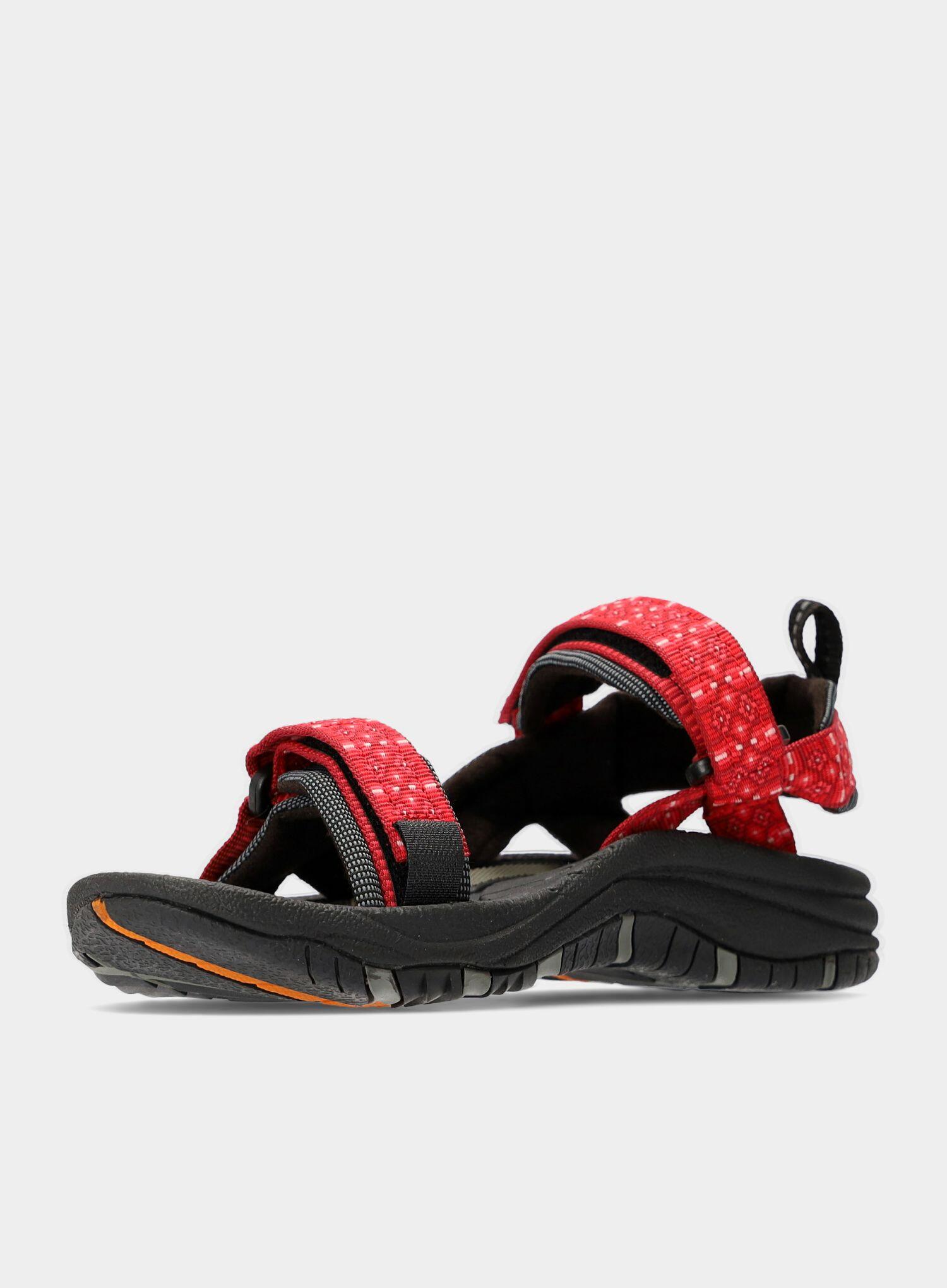 Damen-Sandalen Source Gobi Tribal Rot Sohle A R T Grip EVA X Strap 6-Punkte 7/7