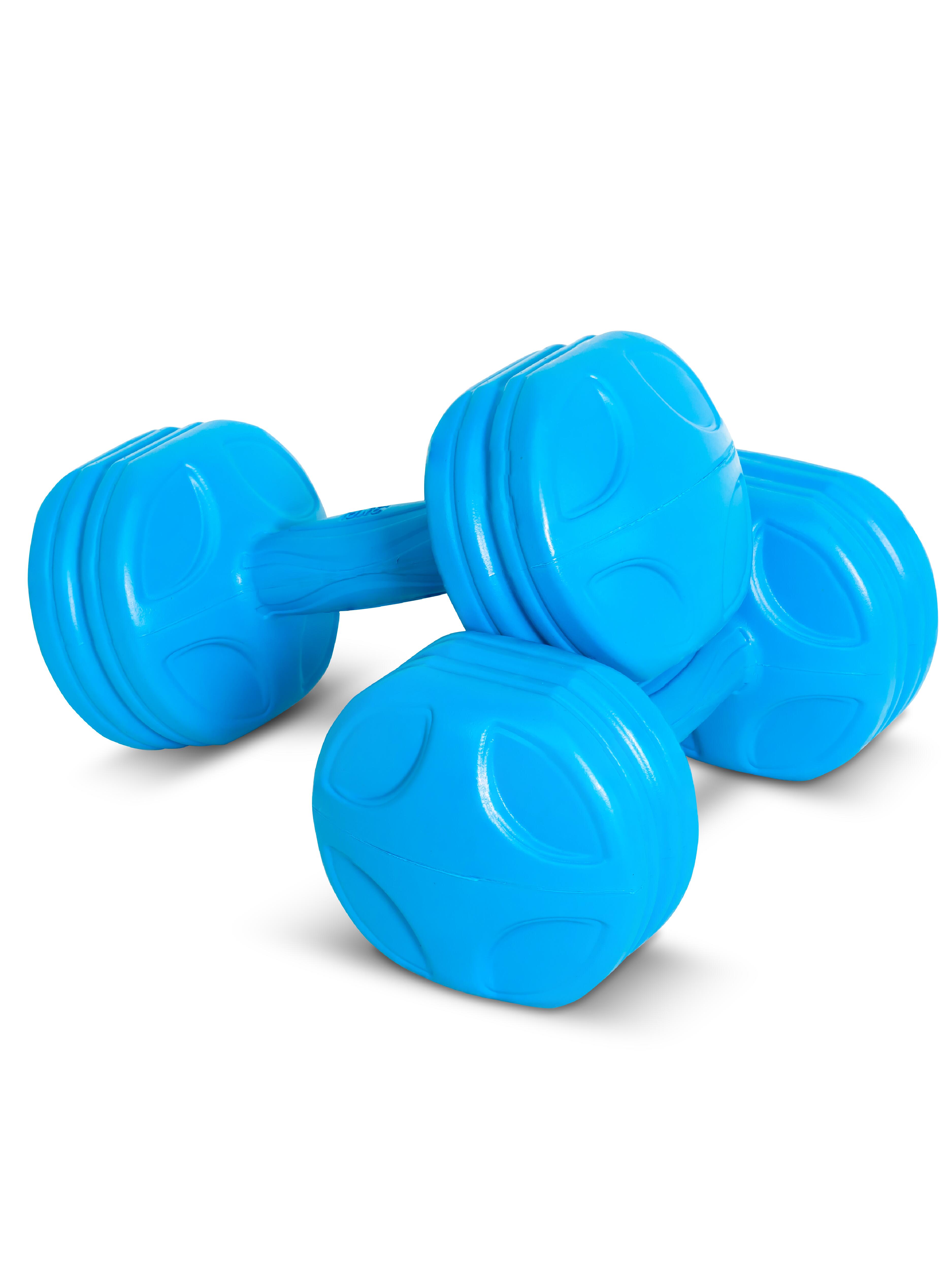 PVC Dumbbell 3KG Blue - IRONTEC