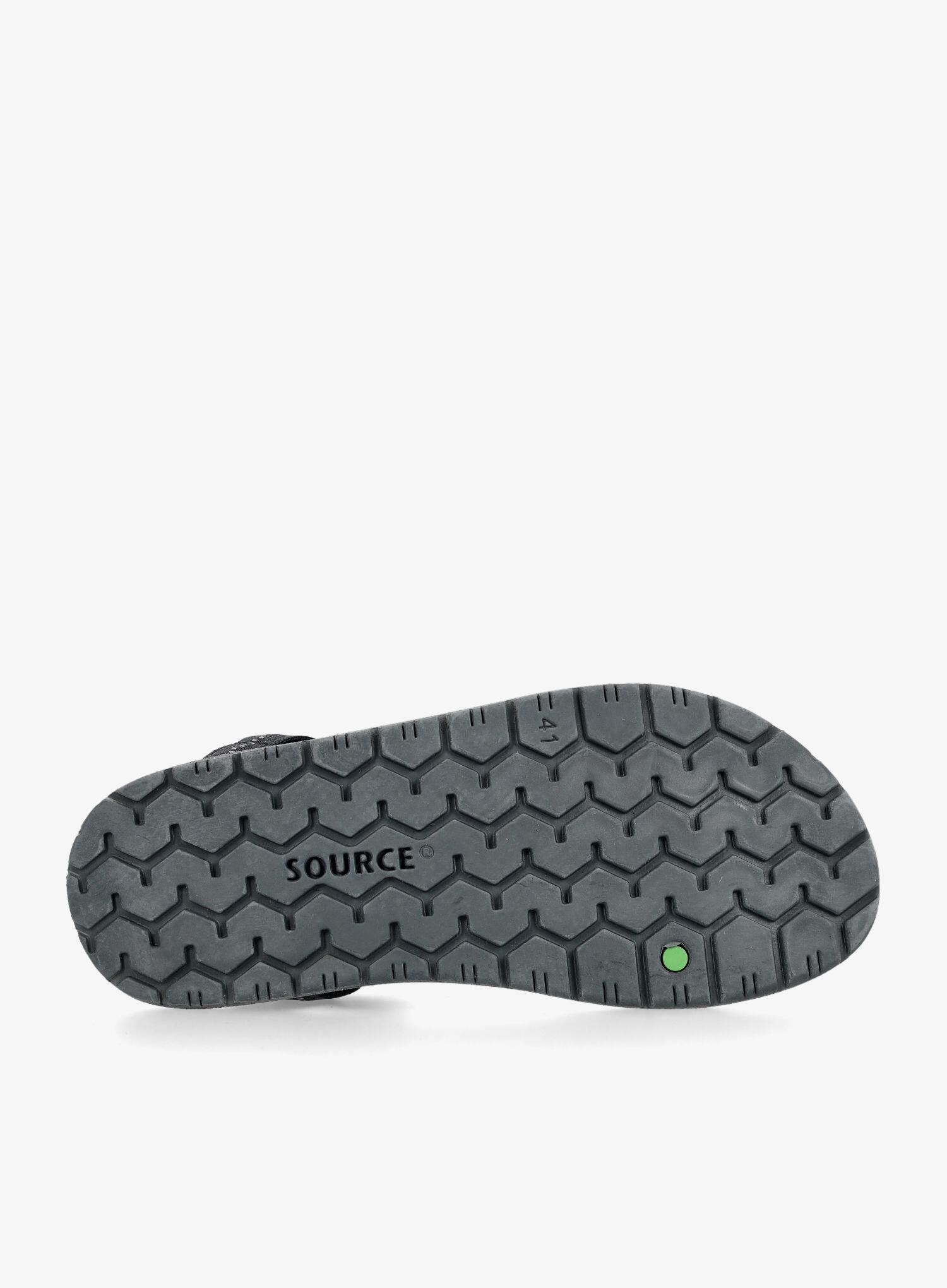 Sandalia Source Solo unisex 45 EU basalt black minimalista suela Solo™ X-Strap™ 3/7