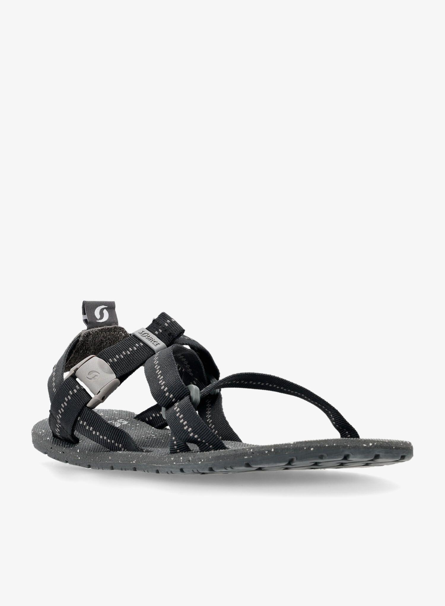 Sandalia Source Solo unisex 45 EU basalt black minimalista suela Solo™ X-Strap™ 4/7