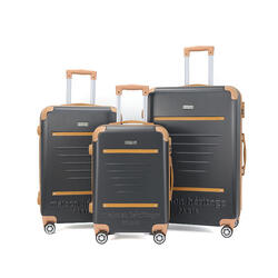 Ensemble de 3 valises Trocadero Noir