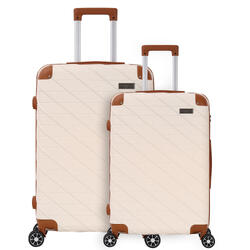 Ensemble de 2 valises S+L St Germain Corner Creme