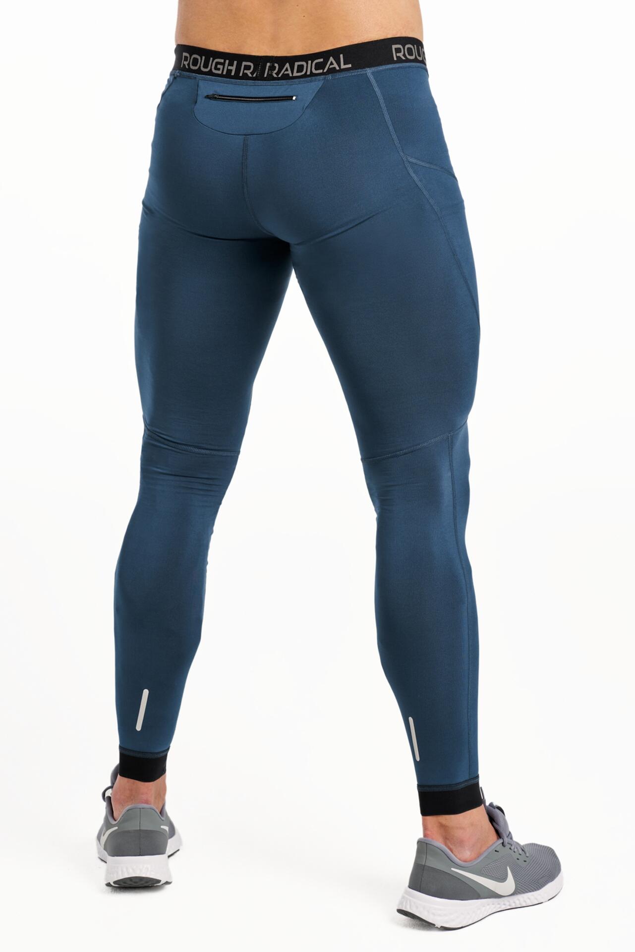 Męskie getry do biegania szybkoschnące Rough Radical Tight Long 2/3