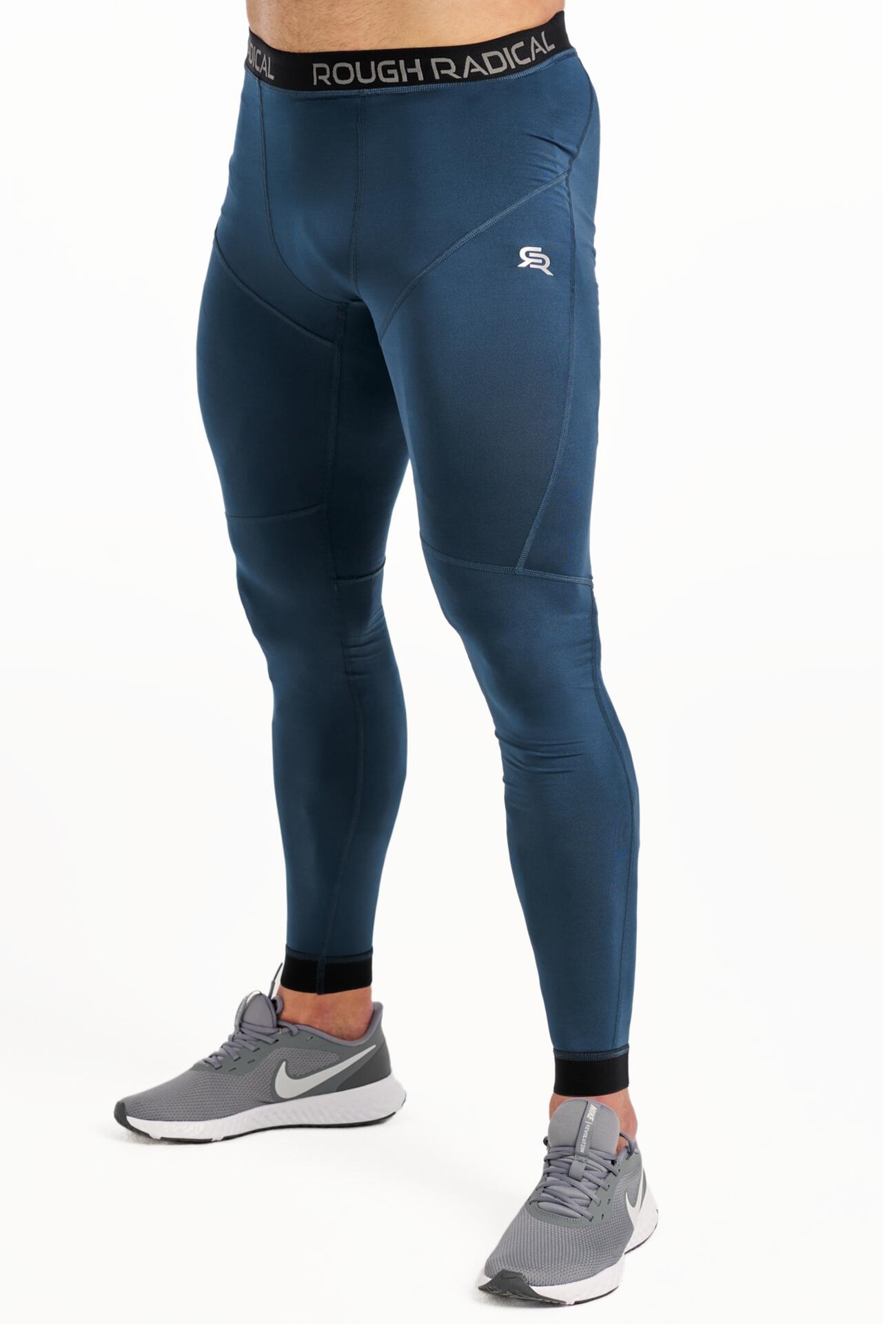 Męskie getry do biegania szybkoschnące Rough Radical Tight Long