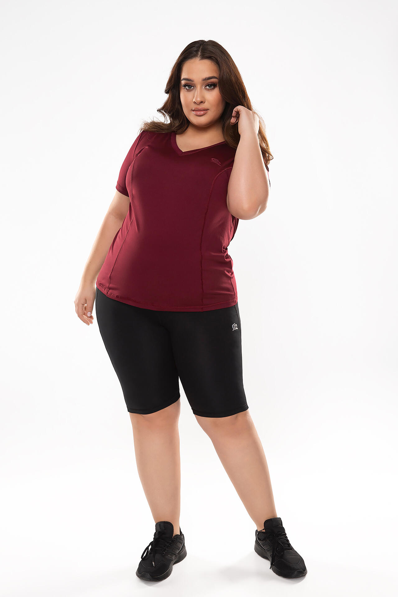 Ademend plus size Rough Radical Ready sportshirt 3/4
