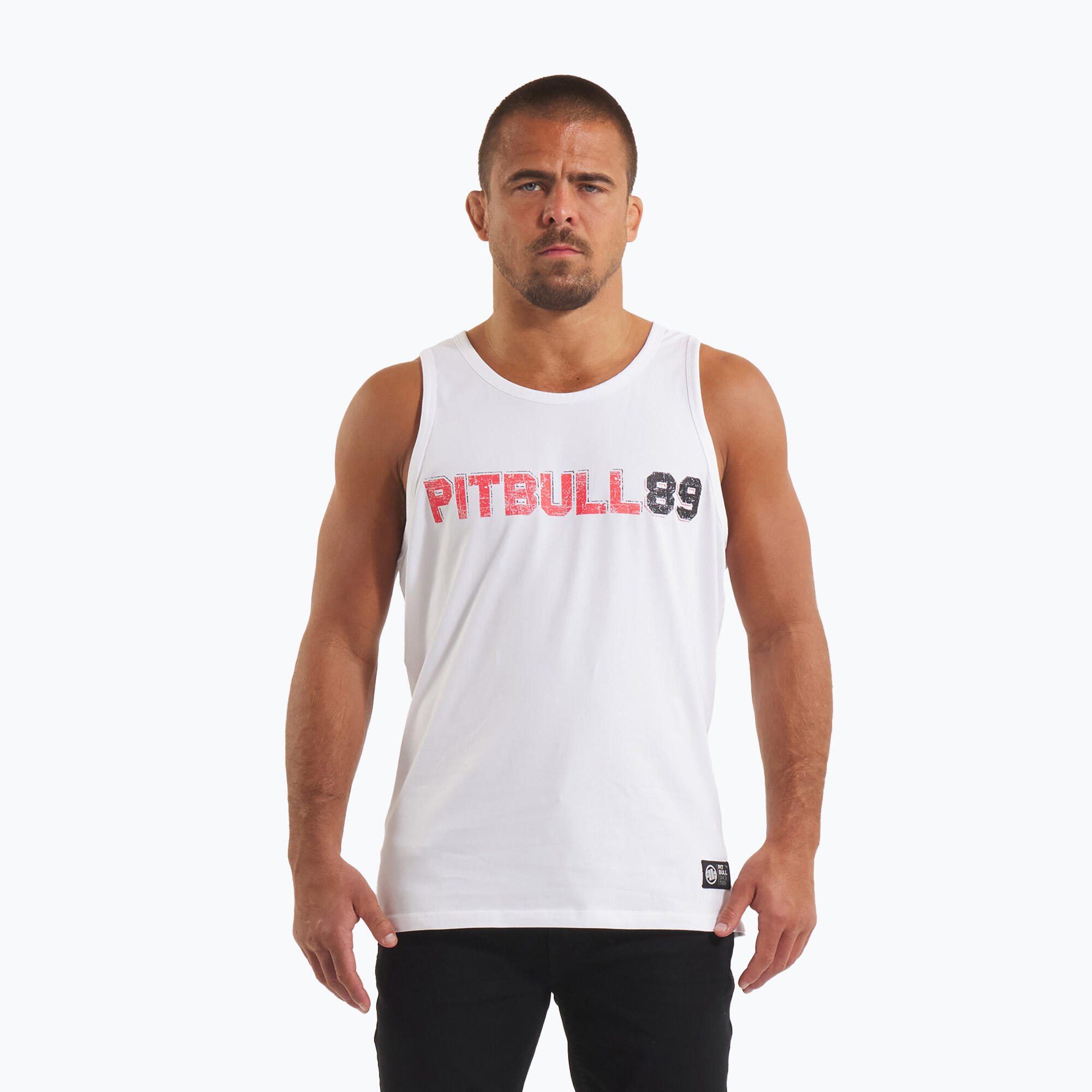 Pitbull - Débardeur Homme Pitbull Dog 89 - Maillot Sans Manche - Blanc - S - Decathlon