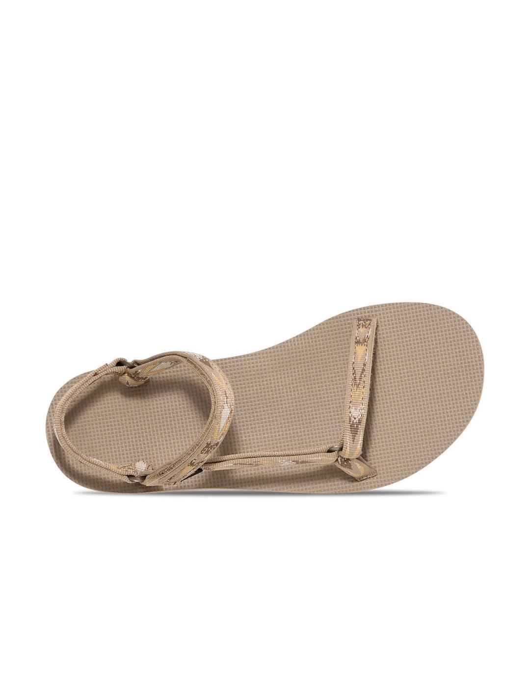 Sandales pour Femme Teva original uni slim Beige 5/7